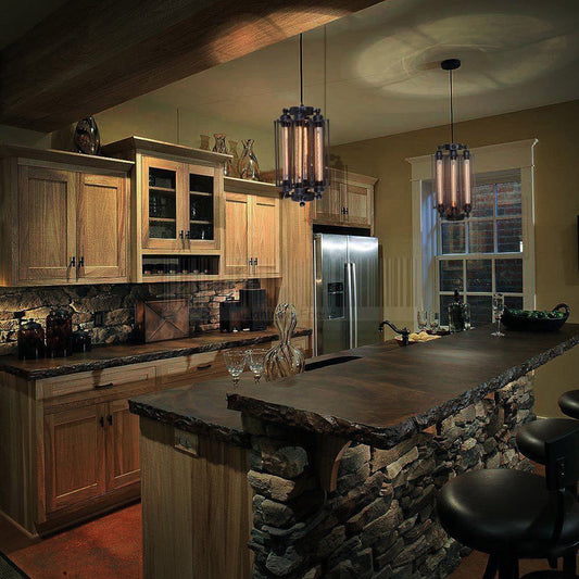 4-Light Vintage Chandelier DS-FM25