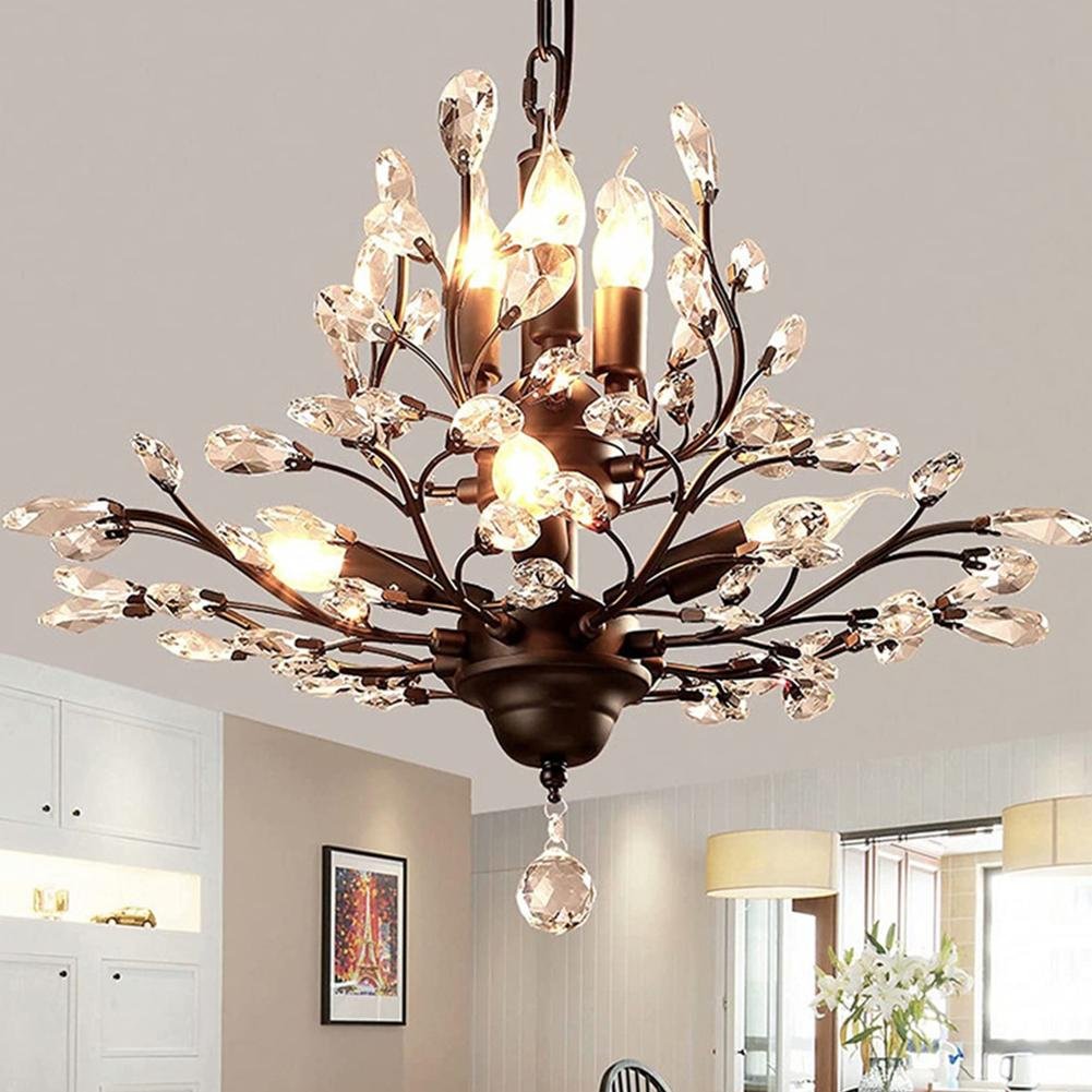 Black Vintage Branche Crystal Chandelier DS-SY38