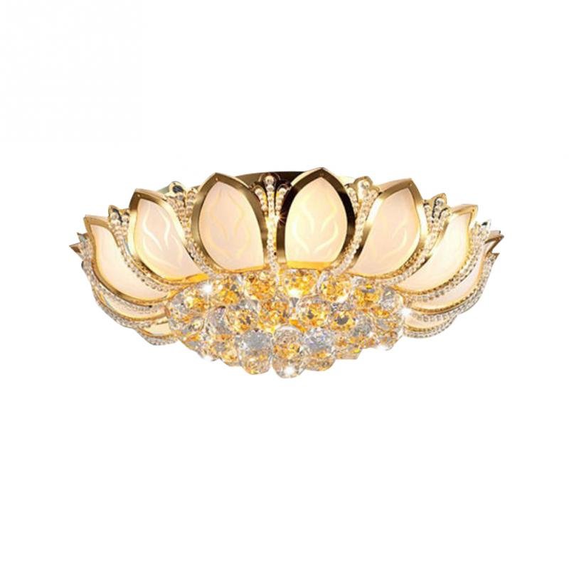 Golden Lotus Ceiling Light ELQ450