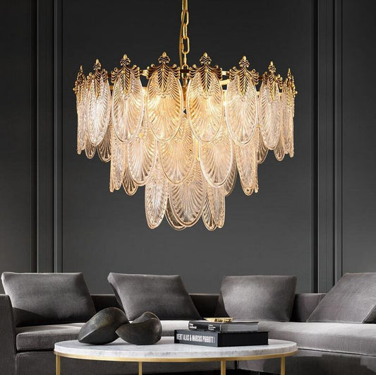 24" Pendant Chain Jewel Chandelier DS-SQ04