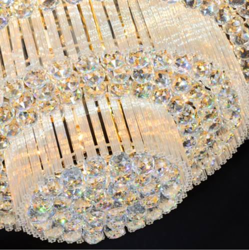 31" Triple Crystal Ceiling Light DS-LN78