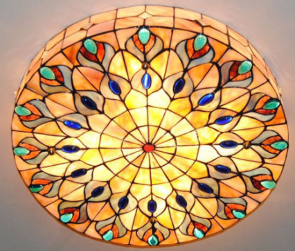 Peacock Tail Ceiling Lamp ELA262