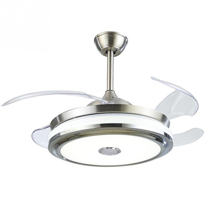 36" Bluetooth Three-Tone Light Fan with Light DS-FZ04