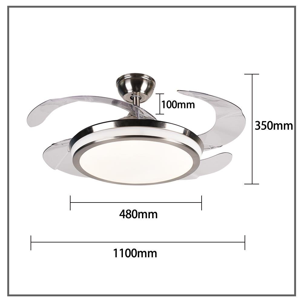 42" Celebrity Fan Chandelier DS-TT88