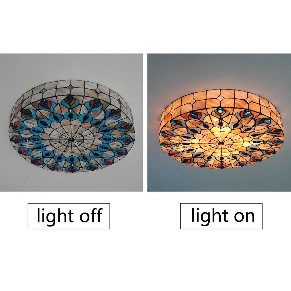 Peacock Tail Ceiling Lamp ELA262