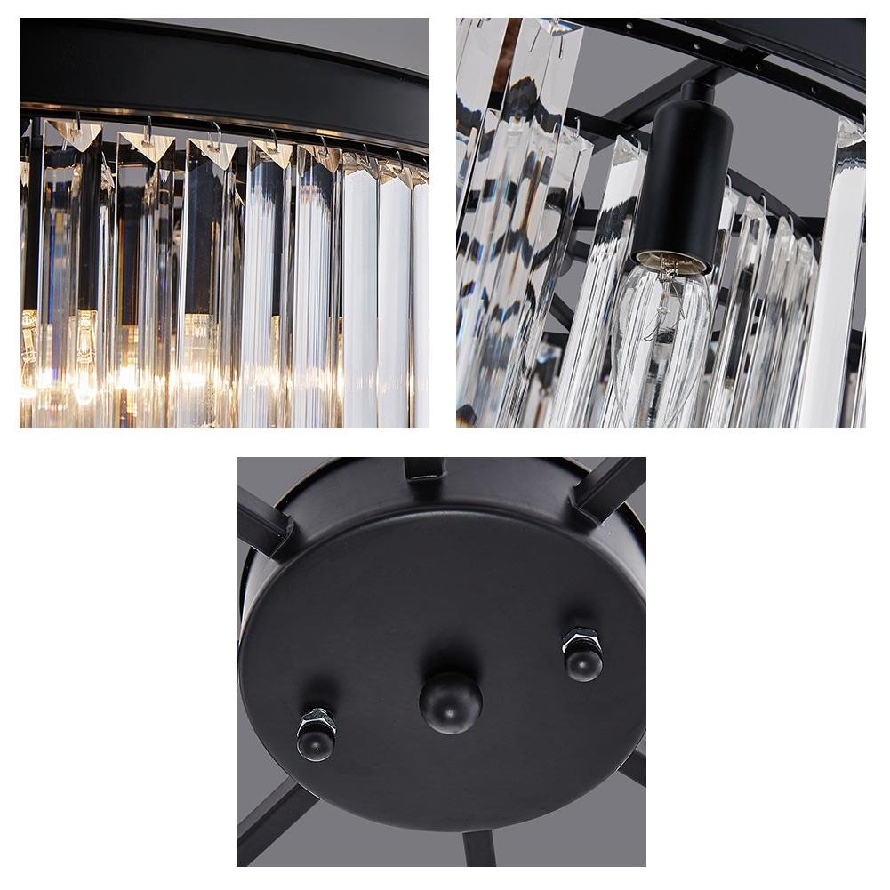 Long Strip Crystal Ceiling Light DS-YQ118
