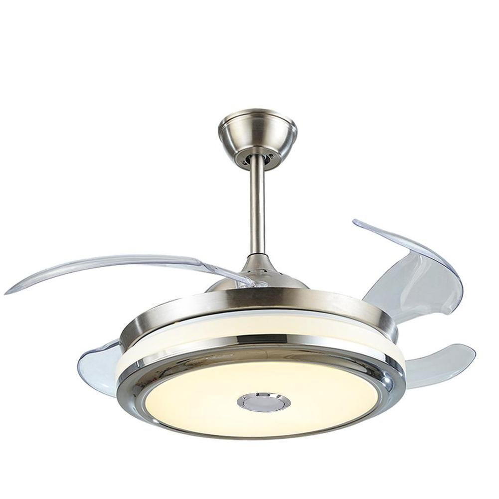 36" Bluetooth Three-Tone Light Fan with Light DS-FZ04