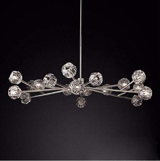 Chandelier with 18 Crystal Balls DS-TY107