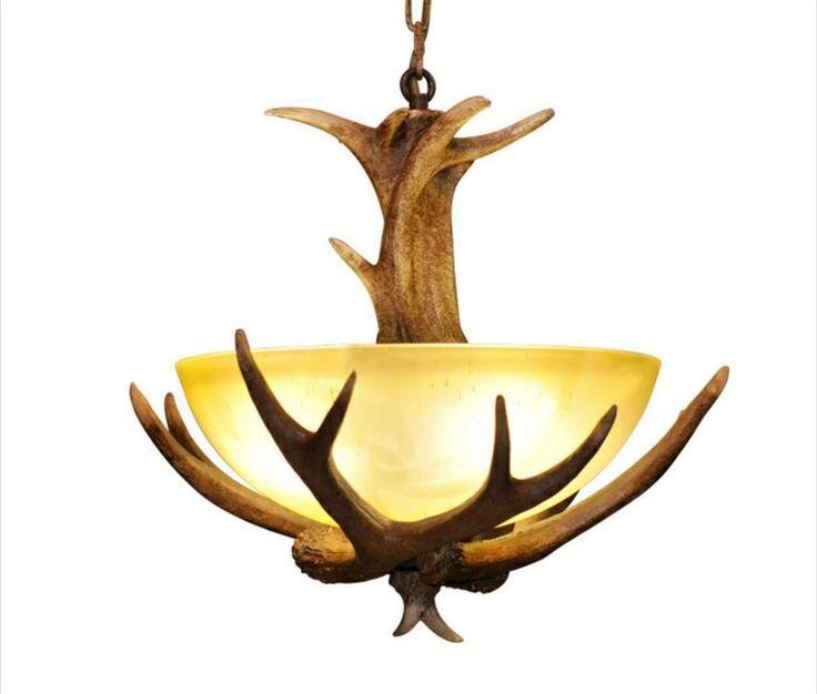 Single Antler Chandelier DS-DZ70