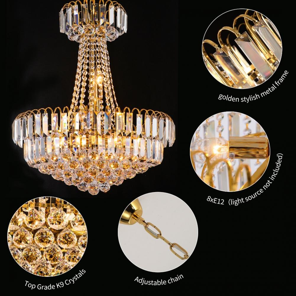 24" Crystal Chandelier DS-SZ52