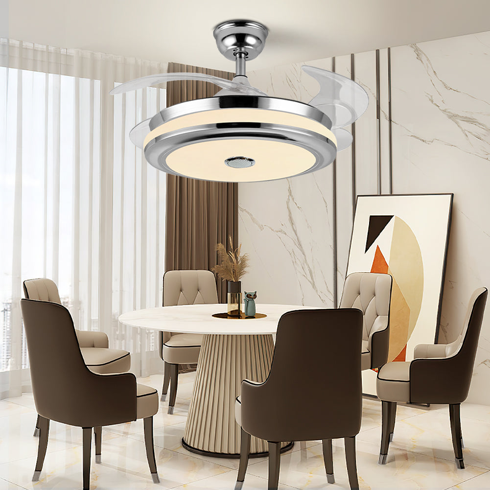 42" Bluetooth Three-Tone-Light Fan with Light DS-FZ05