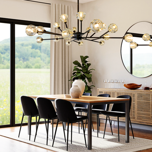 18-Light Crystal Ball Chandelier DS-TY89