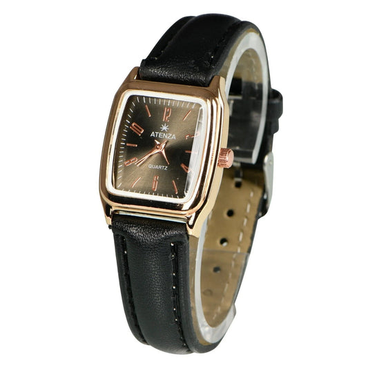 Black Watches for Women Couples Ladies Quartz Wrist Watches TPU Band Fashion Analog Watch