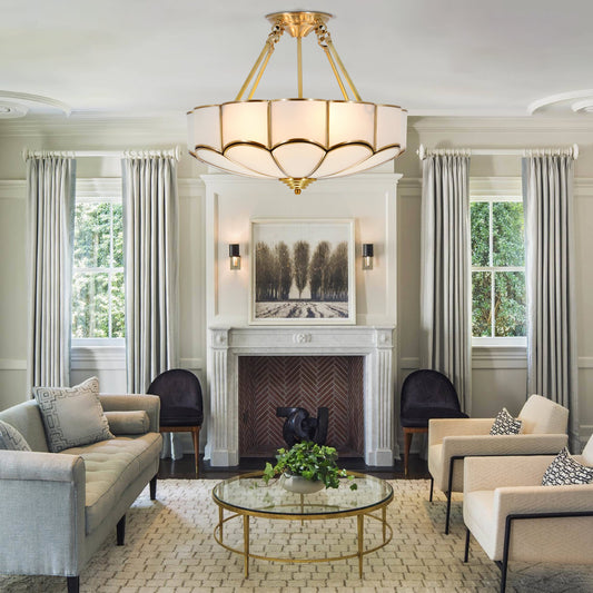 Tiffany Ceiling Light Fixture DS-DR36
