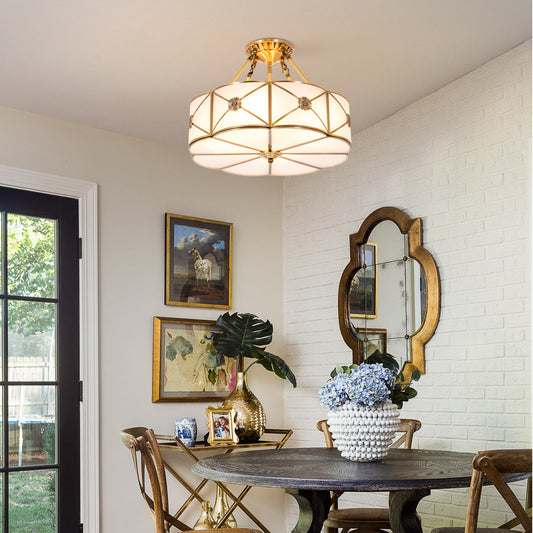 Tiffany Classic Style Ceiling Light  DS-DR37