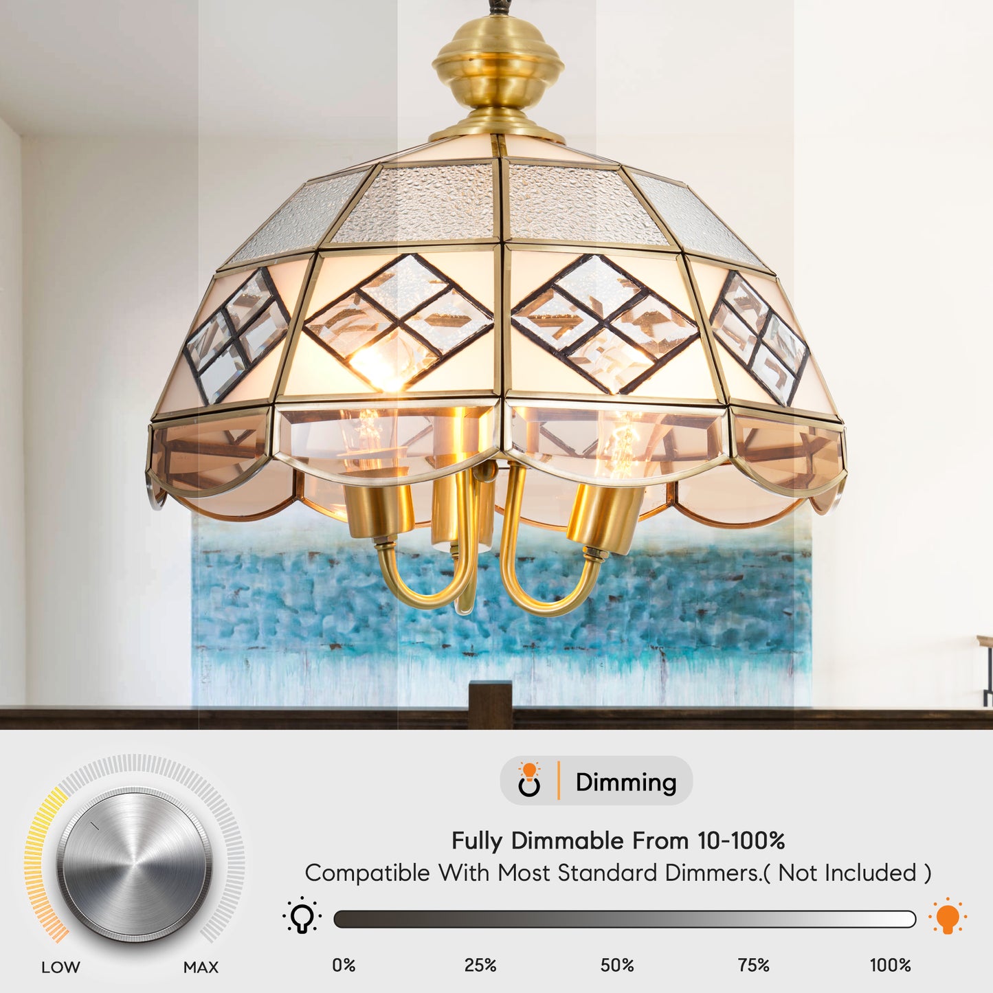 Classic Tiffany Pendant Light DS-DR39