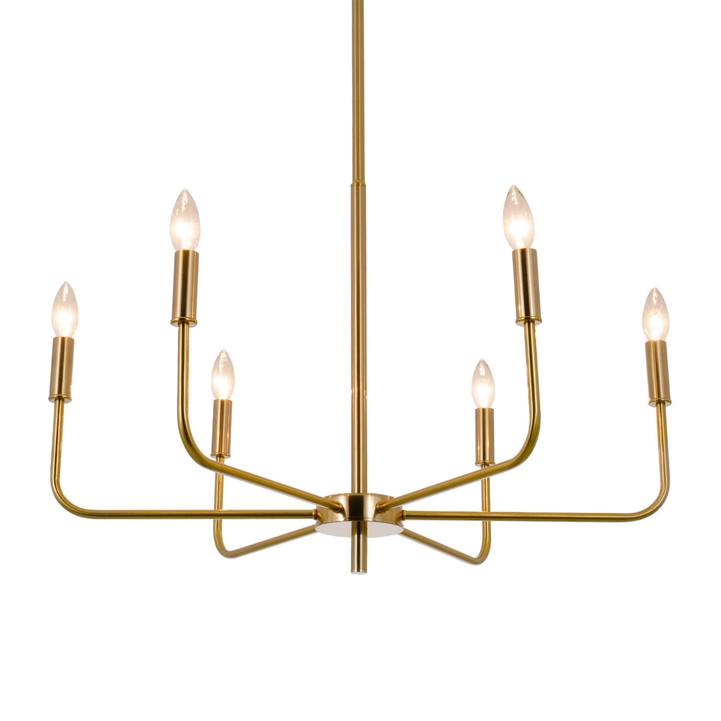Copper Wrought Iron European Chandelier DS-DY65