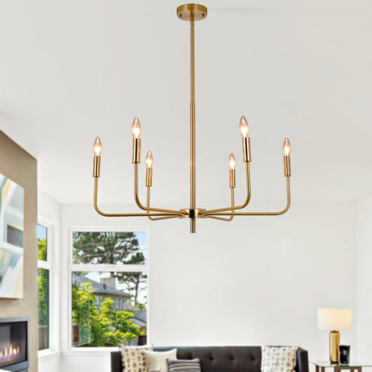 Copper Wrought Iron European Chandelier DS-DY65