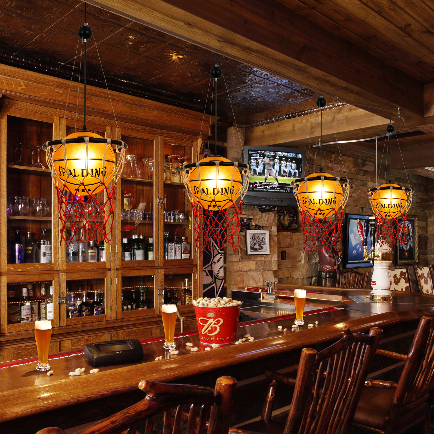 Basketball Style Chandelier ELT286