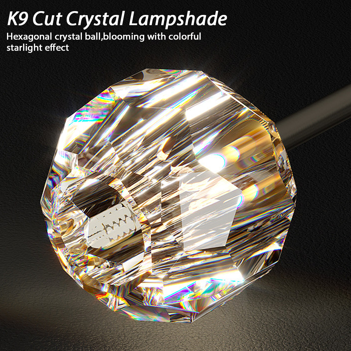 18-Light Crystal Ball Chandelier DS-TY89