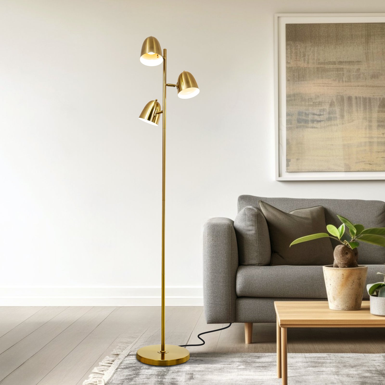 Tree Floor Lamp Gold DS-LY04