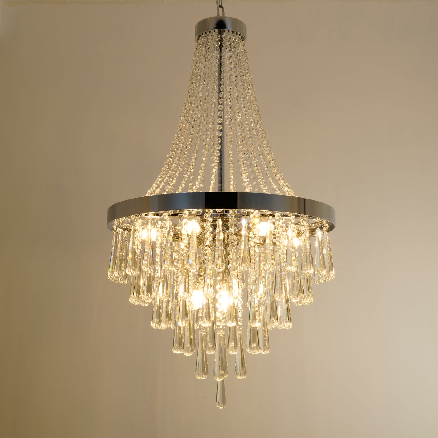 Crystal Chandelier Villa Staircase Suspended DS-SQ25