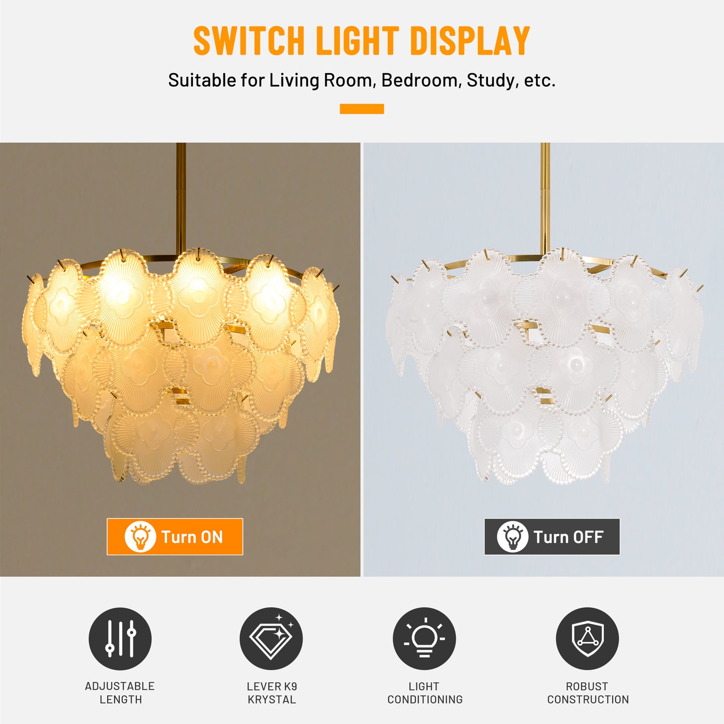 Modern Fashion Crystal Chandelier  DS-SQ30