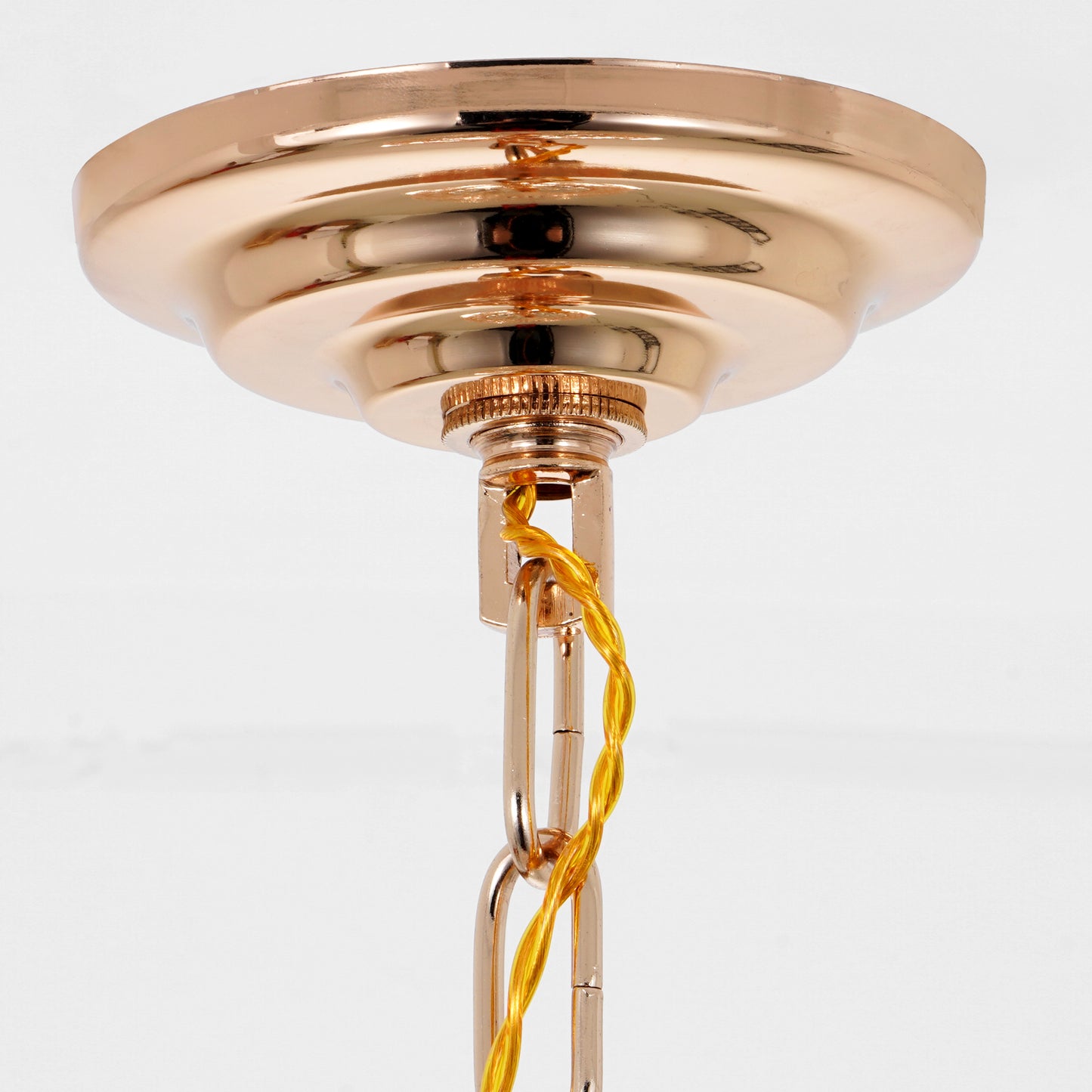 19" Gold Crystal Raindrop Pendant Light DS-SW09