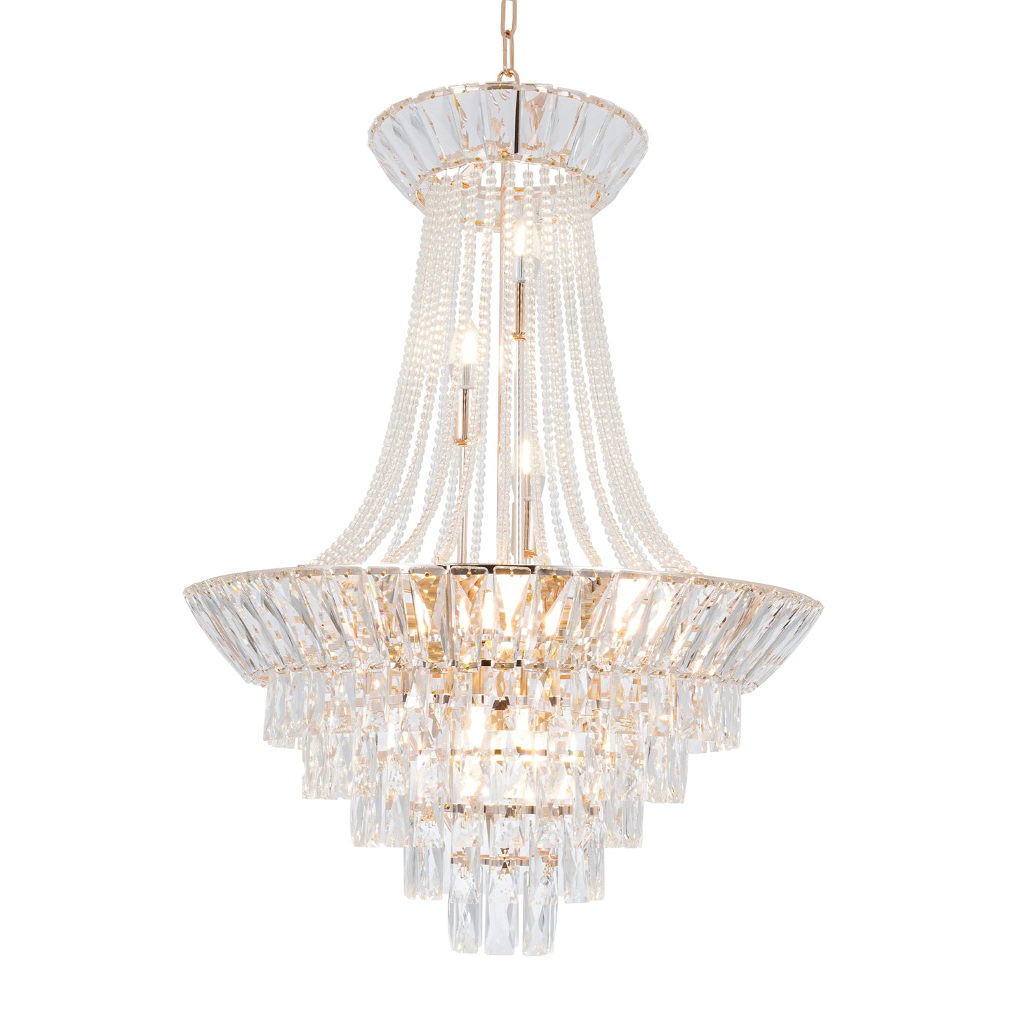 12-Light Gold French Empire Chandelier DS-SW10