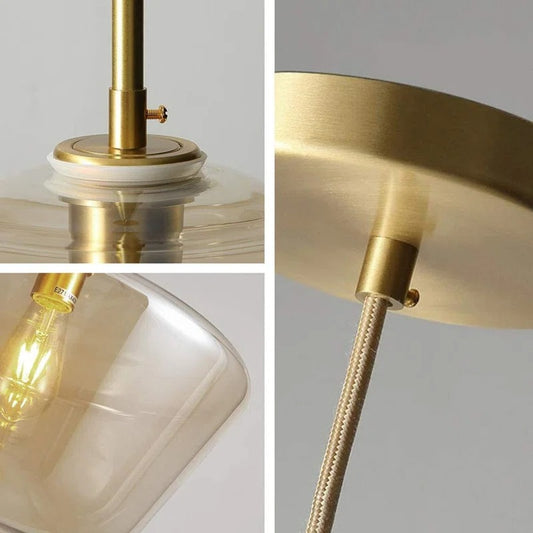 3 - Light Bronze Gold Pendant