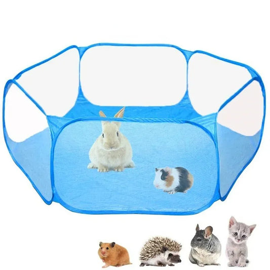 Small Animal Supplies Portable Pet Cat Dog Cage Tent Playpen Folding Fence For Hamster Hedgehog Animals Breathable Puppy Rabbit Guinea Ot1My