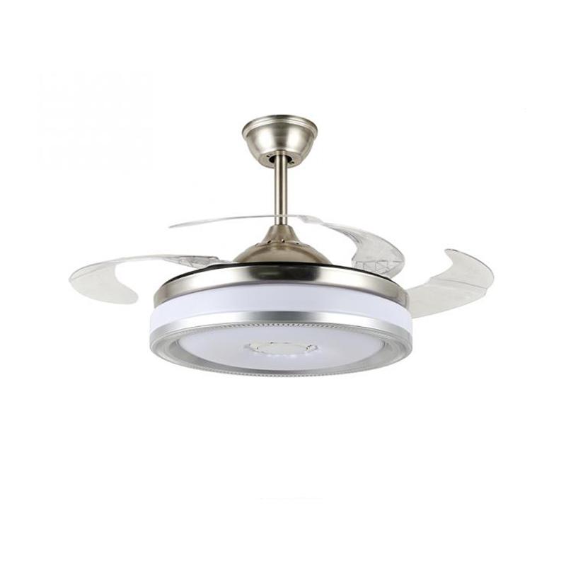 42" Bluetooth Invisible Ceiling Fan with Light DS-FZ194