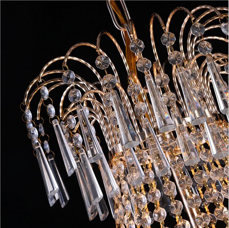 Gold Luxury Crystal Chandelier DS-SZ41