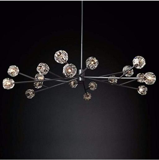 18-Light Crystal Ball Chandelier DS-TY89