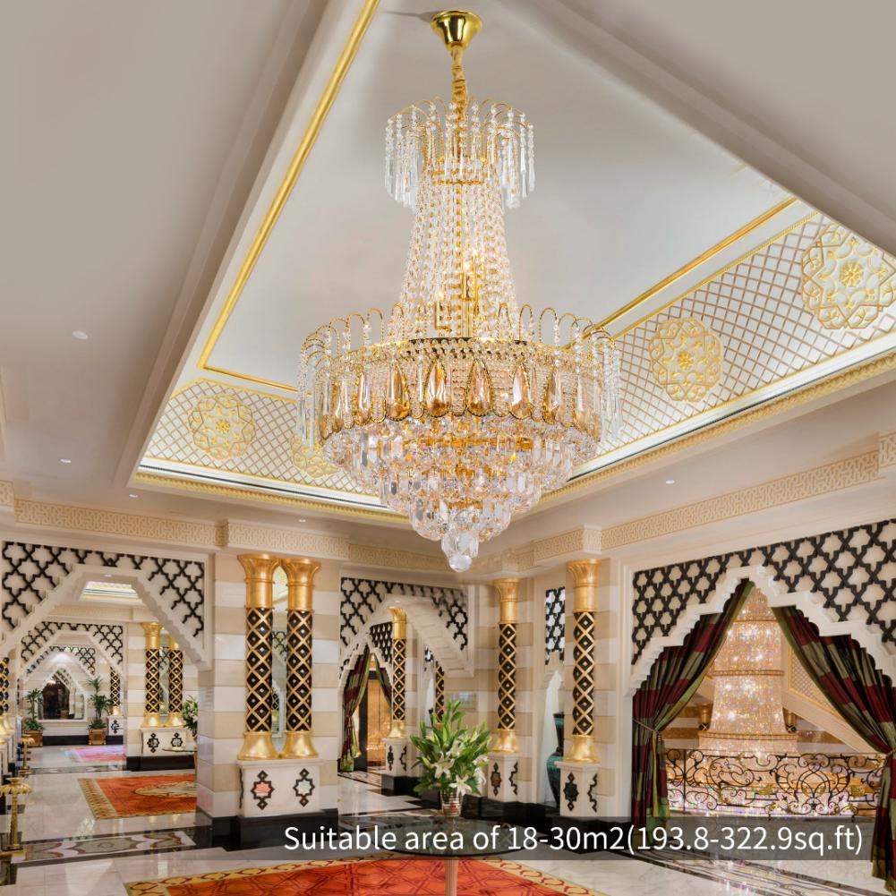 Gold Luxury Crystal Chandelier DS-SZ41