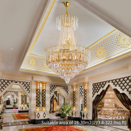 Gold Luxury Crystal Chandelier DS-SZ41