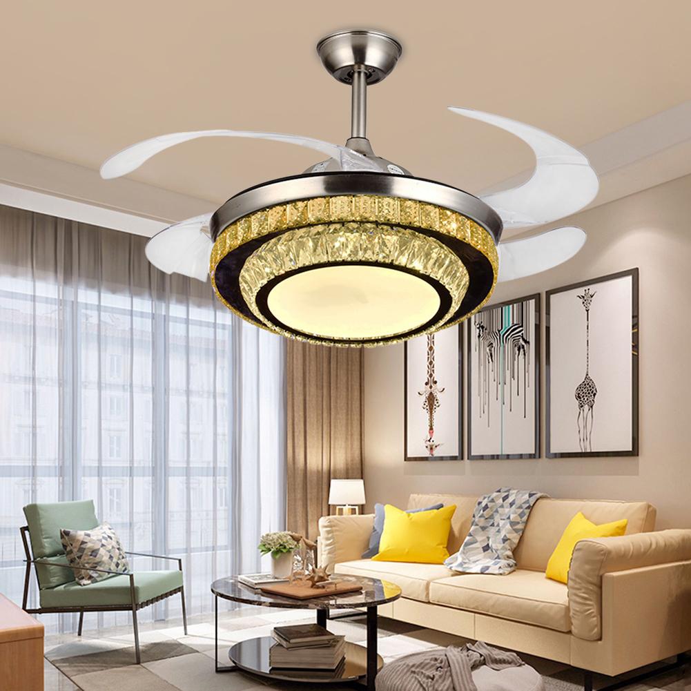 42" Luxury Crystal Fan with Light DS-FZ74