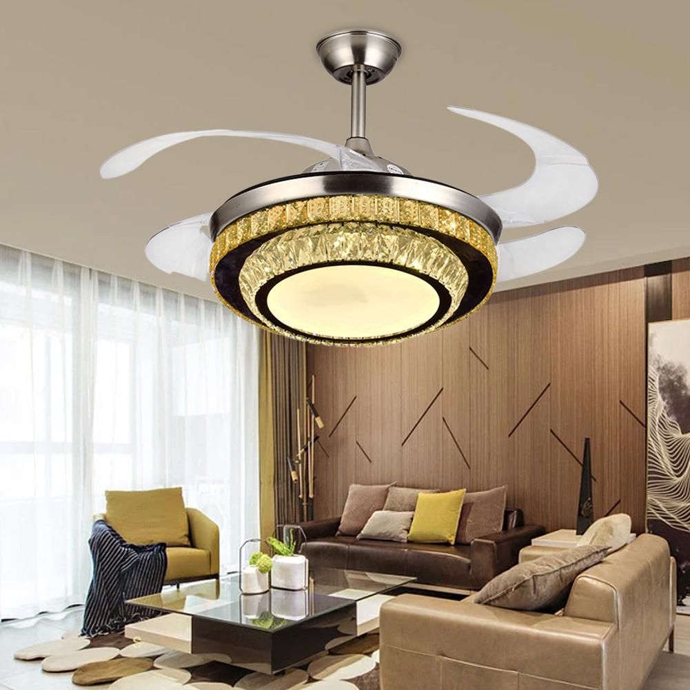 42" Luxury Crystal Fan with Light DS-FZ74