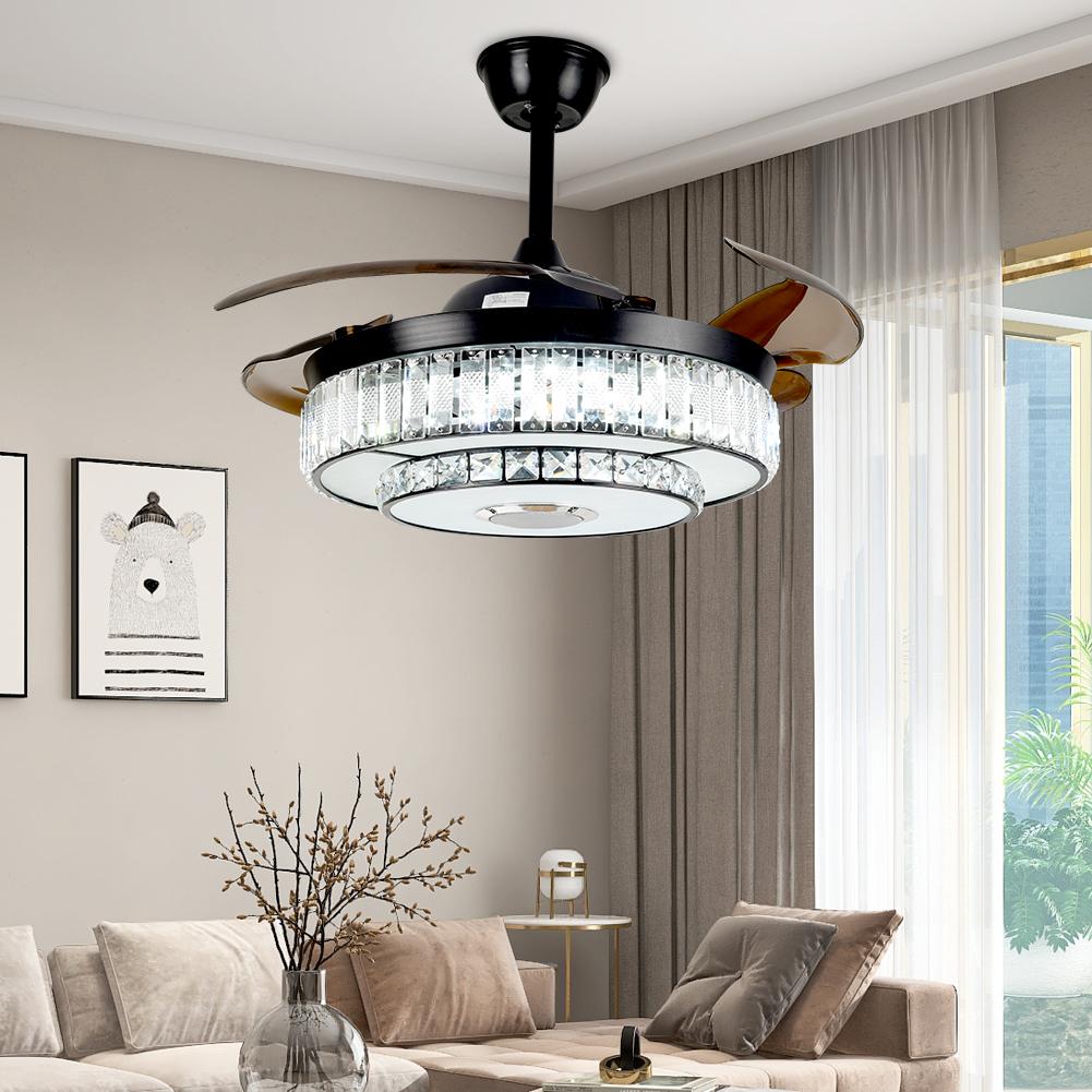 42" Frequency Conversion Bluetooth Ceiling Fan with Light DS-FR48