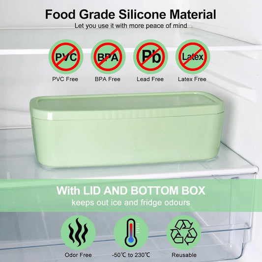 40oz Tumbler Ice Mold Set - 3 Silicone Trays with Lid, Perfect for Whiskey & Cocktails