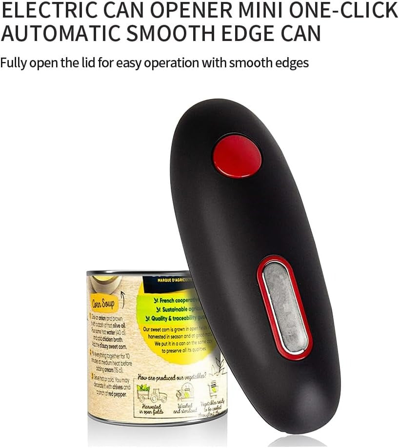 Electric Can Opener, Automatic Bottle Opener Power Tool for Home Kitchen, Start with one click, Automatic Handheld Jar Opener