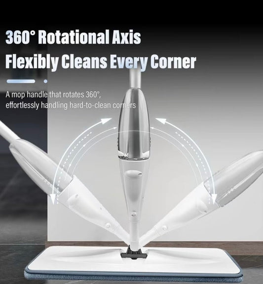 Multifunctional Water Spray Mop Household Ones Clean Flat Mop Dry and Wet Wood Floor Absorbs Water EHQ315