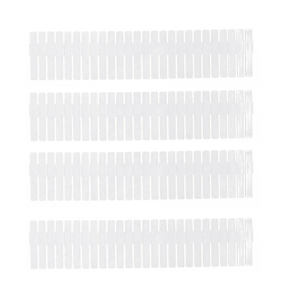 12pcs Adjustable Drawer Dividers Separators Drawer Storage Organizer Grids for Socks Clothes Kitchen Cutlery Dresser Makeup Tools Tidy Office Bedroom