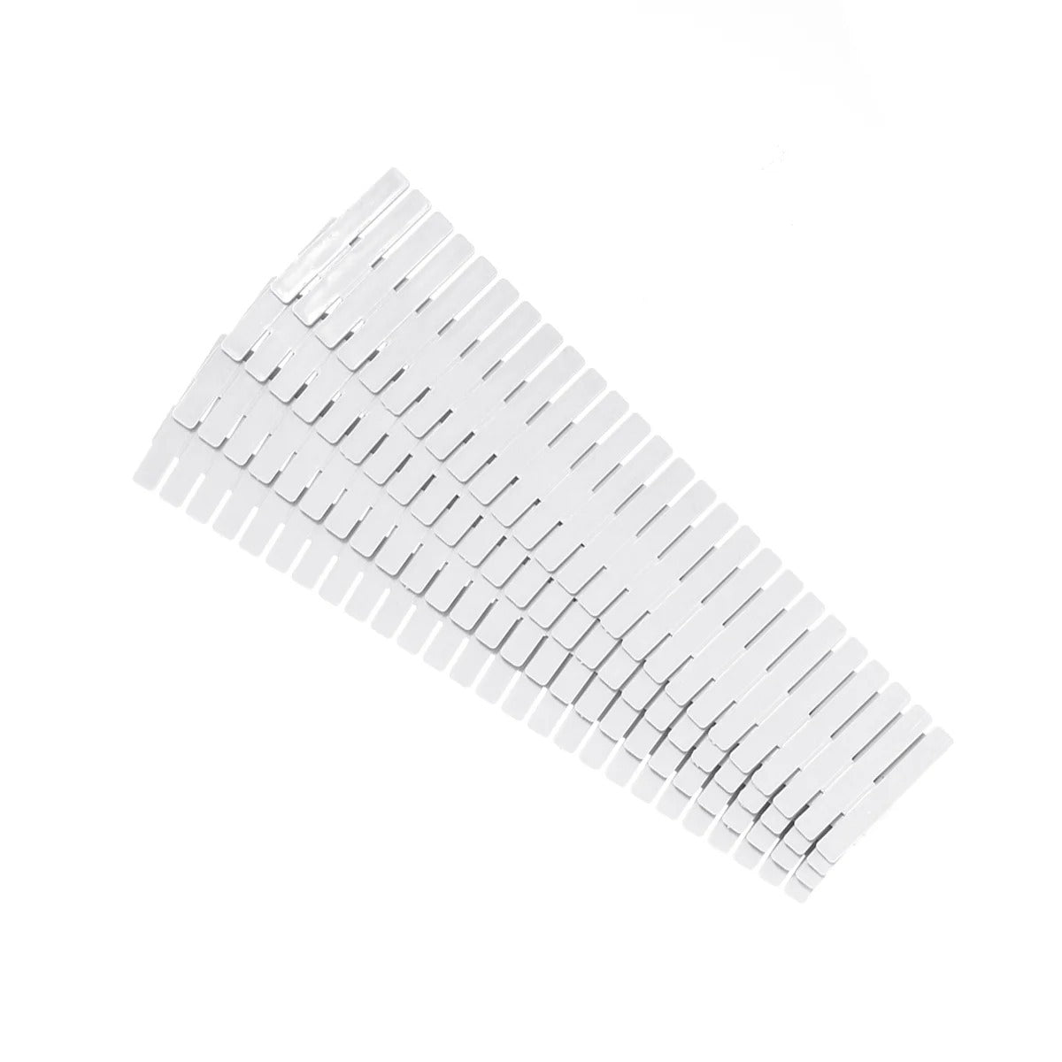 12pcs Adjustable Drawer Dividers Separators Drawer Storage Organizer Grids for Socks Clothes Kitchen Cutlery Dresser Makeup Tools Tidy Office Bedroom