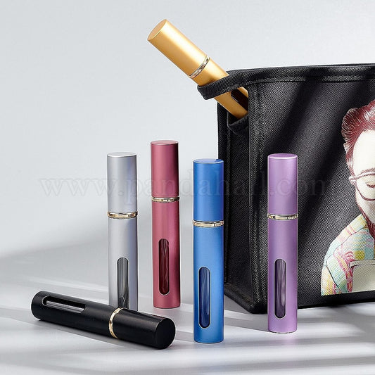 Portable Mini Perfume Bottle Spray Perfume Bottle Atomizer Bottom Refill Scent Case for Travel