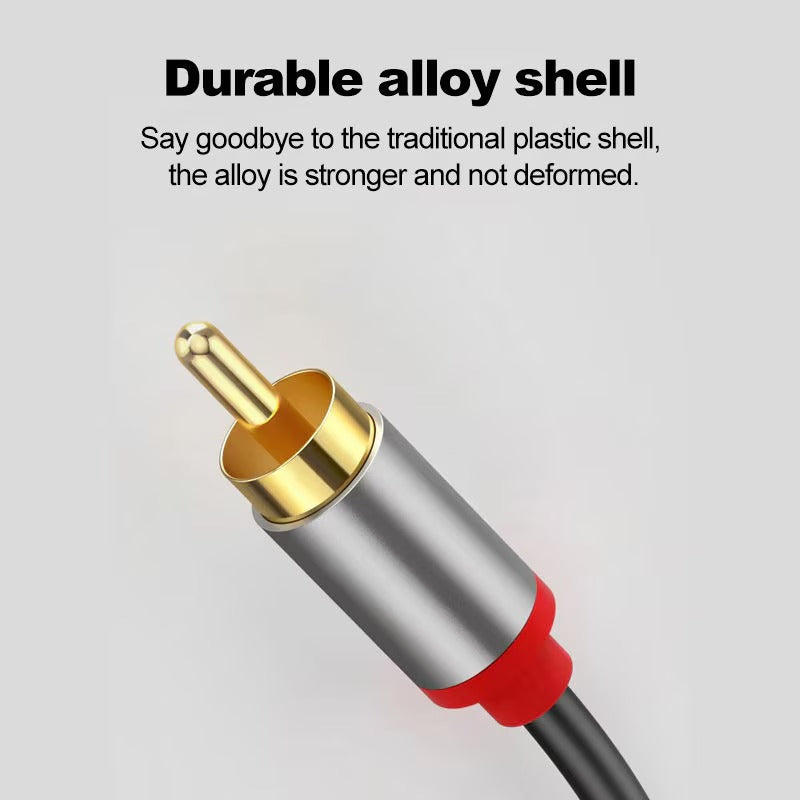TypeC To RCA Audio Cable 2RCA Aux Cord Converter USB C Line Speaker Amplifie EHQ297