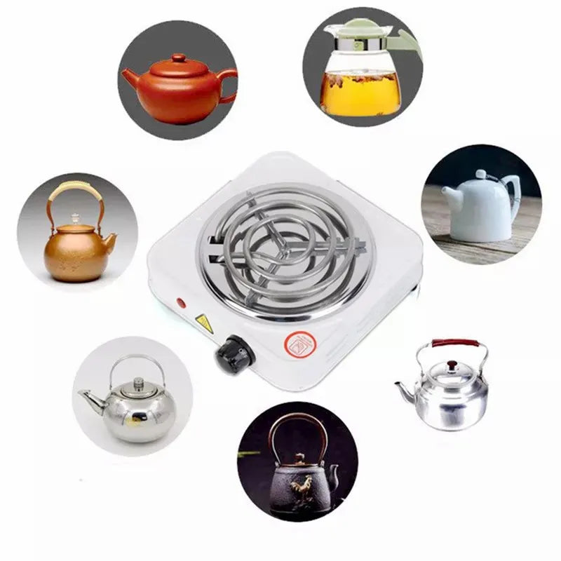 Electric Stove Iron Burner Hot Plate Home Kitchen Cooker Coffee Heater