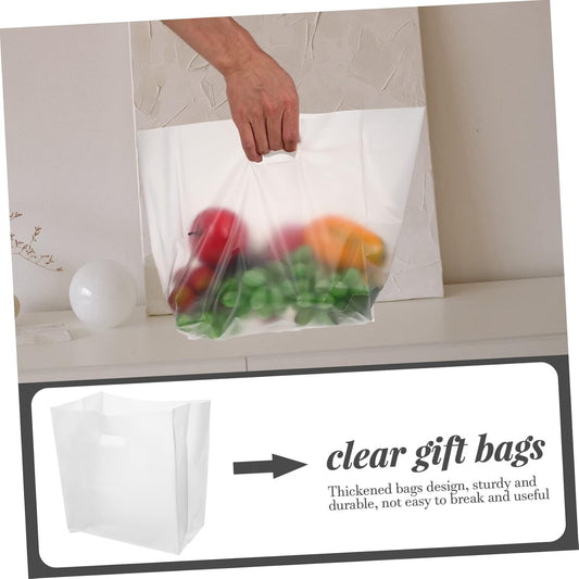 Handles Tote Clear Food Storage Bag Party Favor Bags