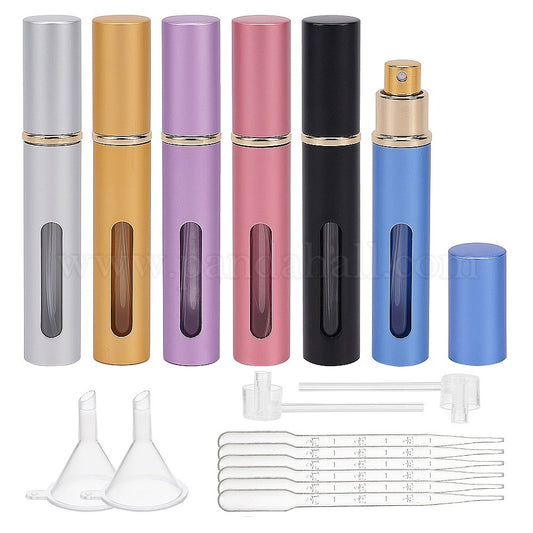 Portable Mini Perfume Bottle Spray Perfume Bottle Atomizer Bottom Refill Scent Case for Travel