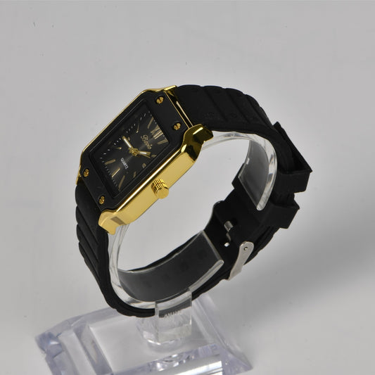 Casual Square Gel Silicone Band Quartz Analog Wrist Watch Women Girls